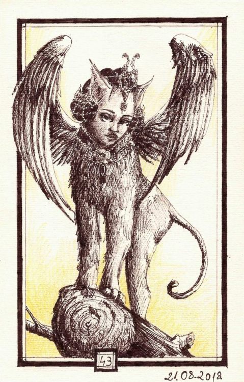 artbyanca:45/100 sphinxes