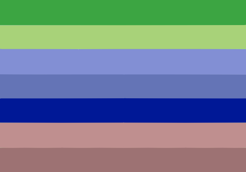queercamlo:Non-SAM Aro and Aro-Neu Trans Man Pride Flags