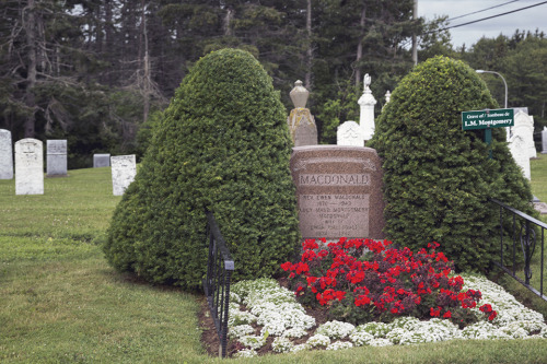 L.M. Montgomery’s final resting place. 