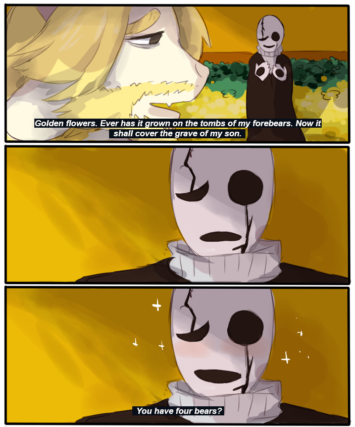 masao-micchi: from this post i don’t even know where asgore’s 4 bears are buried