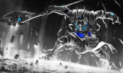 Monochromatic Splash Art: Classic Nasus by