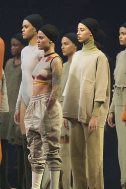 nikesace:  Amina Blue x Yeezy season 3