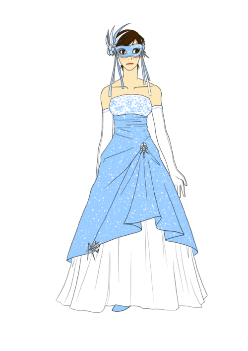 A dress I designed for this masquerade event. It’s based on an Altaria ohoho~ Andie finally willingl