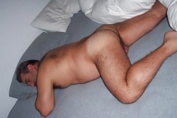 dadchaser63:  …trying to wake up Dad…then he rolls over…
