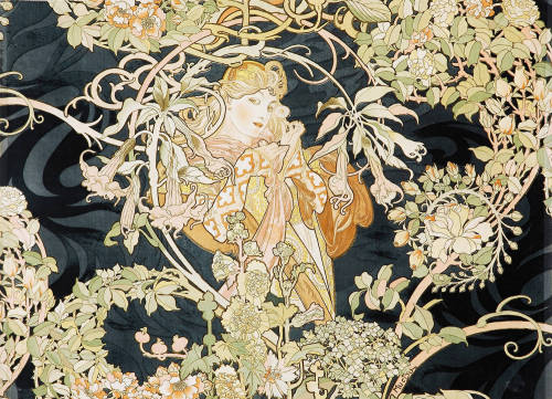 Alphonse Mucha ‘Woman With Daisies’