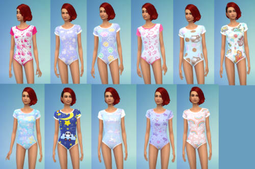 lolnynysmods:Cute onsies recolors! MESH by @kittynoirex​ NEEDED (re-upload, KittyNoirex deleted her 