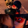 Porn Pics kittychatnoire:ladynoir au where they’re