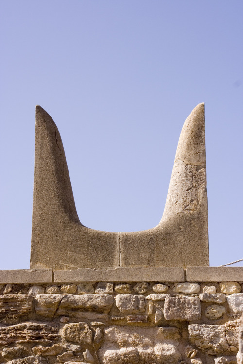 Sacred horns, Knossos palace