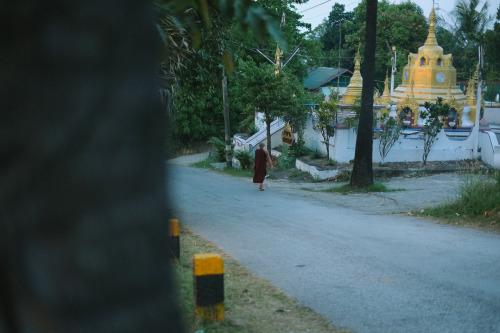 On top of Moulmein hill in Myanmar