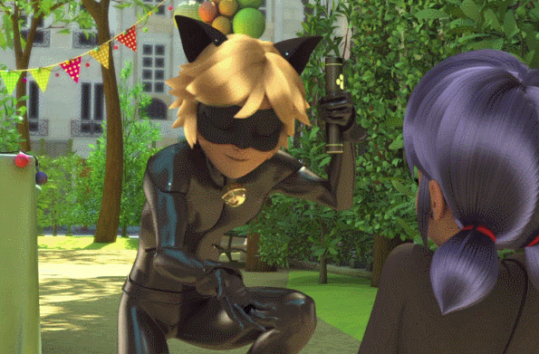 daily miraculous gifs — S2X08 - Befana the cutest girl in the world