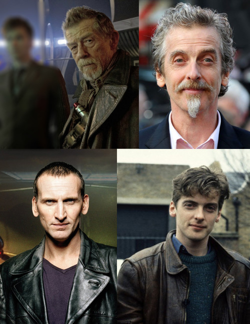 apollostowel: allthebeautifulones: famousfanboy: Peter Capaldi as every single Doctor. Omg It all ma