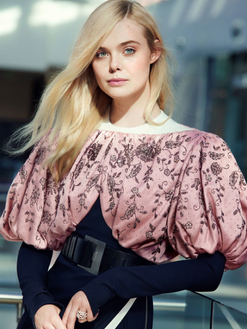 flawlessbeautyqueens: Elle Fanning photographed by Pamela Hanson for InStyle (2019)