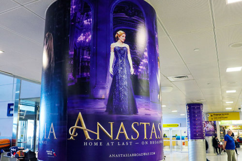 AMERICAN AIRLINES TERMINAL TAKEOVERANASTASIA is an adaptation of Russian history and folk-lore.The G