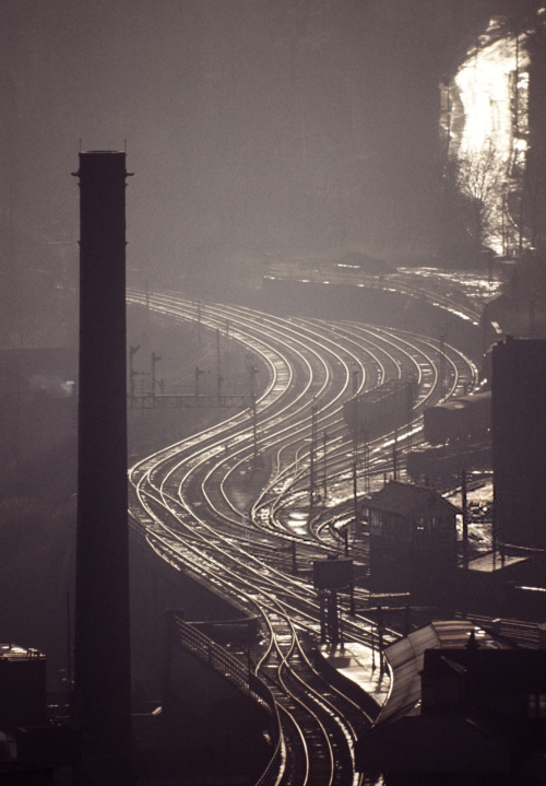 Top post 2020. ½1.Kees Scherer. Seine in the mist,Paris 1955. 2. John Bulmer. Railway tracks 