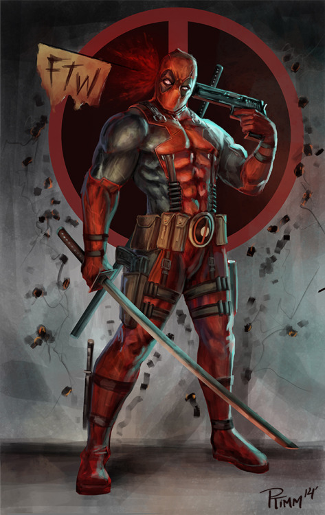 Sex thecyberwolf:  Deadpool FTW Created by PTimm pictures