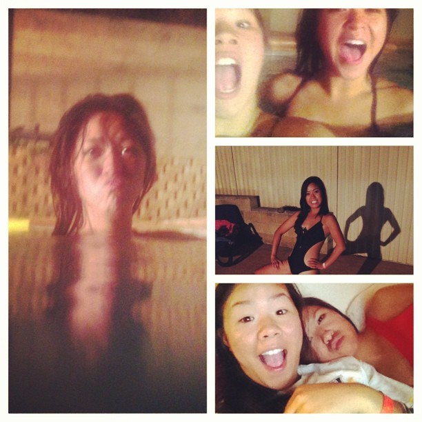 #picstitch #sleepover with my nigga @cynthiasdfghjkl #latenightswim #herpderps #wecool