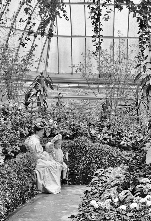 librar-y:  Detroit circa 1907. Horticultural Building, Belle Isle Park. 
