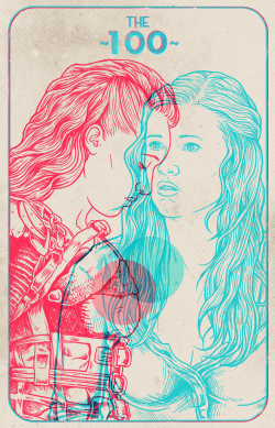 grendillo:  The 100 3D (Clexa Anaglyph) prints