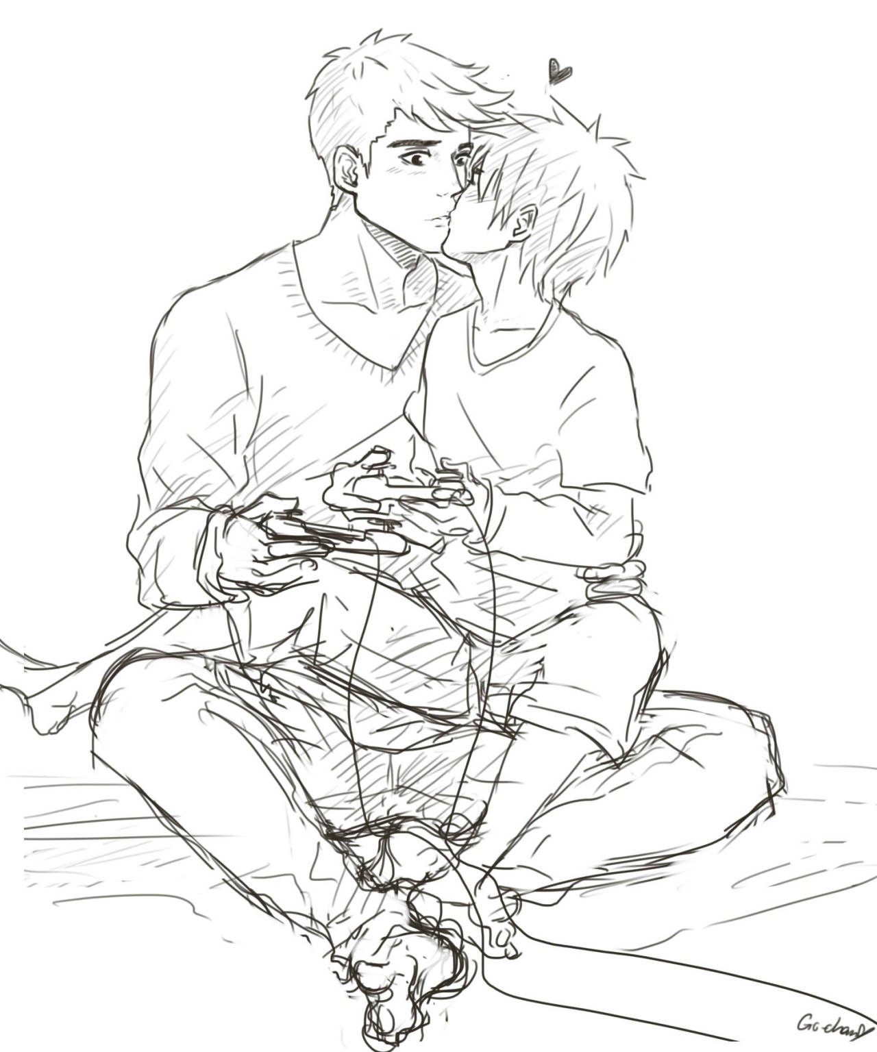 golomaka:  Playing game together &lt;33333 