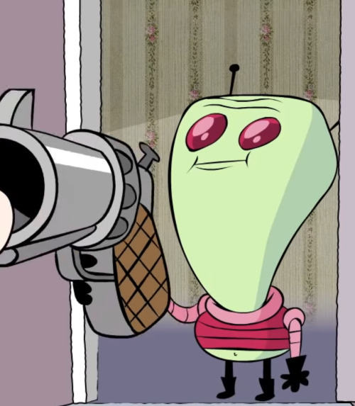 Favorite Joke From The Invader Zim Lost Episode () Is How For Absolutely No Reason Zim Changes Art Style