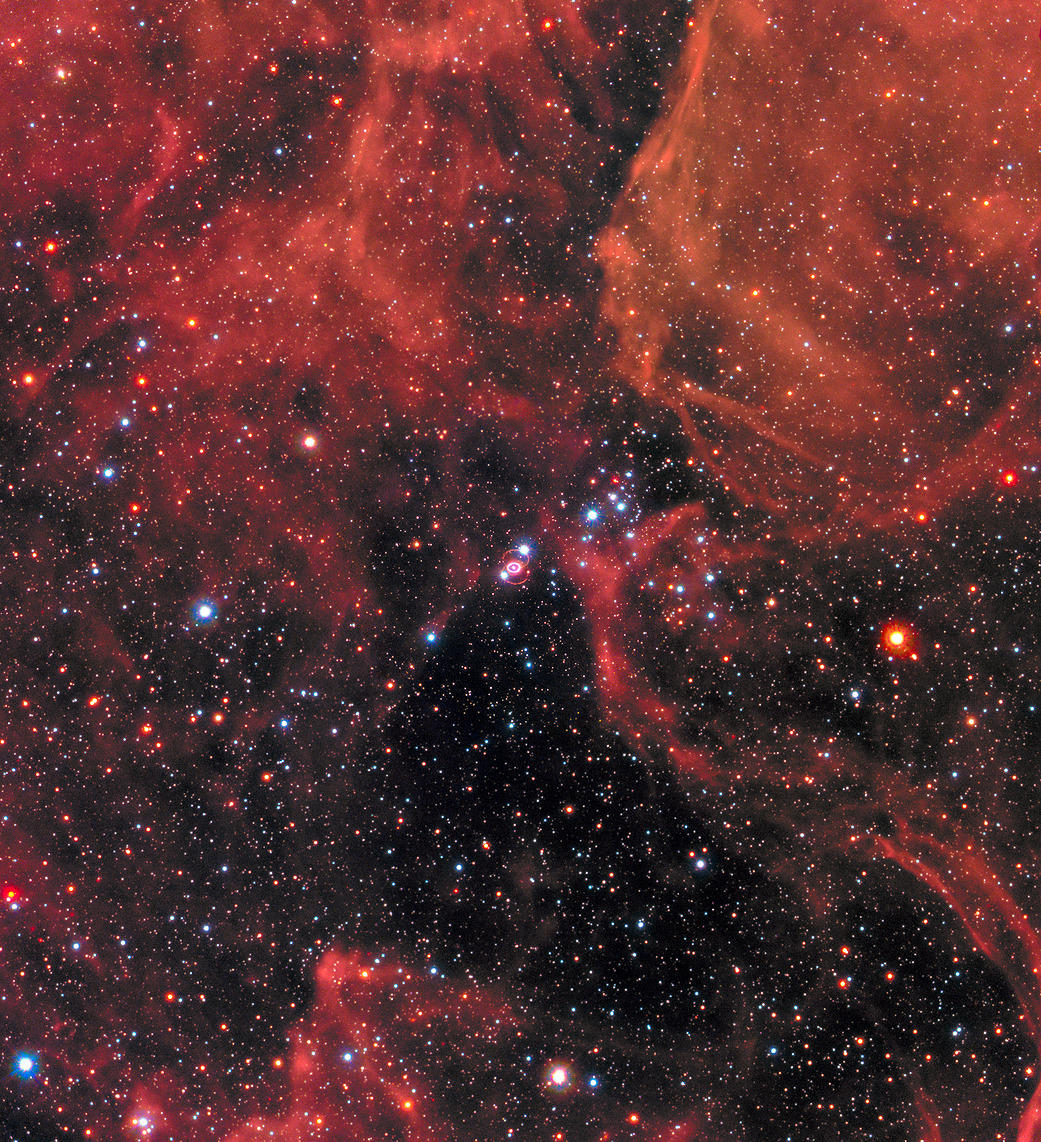astro-galactic-ostrology:  Supernova 1987AWide Field Optical Image