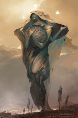 antfish:  themottster:jedavu:  A surreal series of fantasy paintings based off the eleven aspects of the Kabbalah’s Tree of LifeCreated by Peter Mohrbacher    The angels of evangelion should have looked like this.  Would you look at all these prog