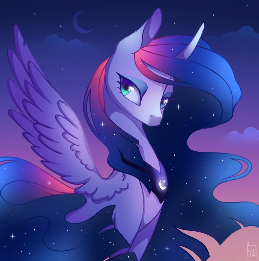 wolvafterlight: Luna - Twilight mixish by Nekiw 