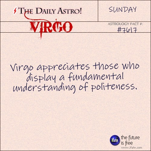 dailyastro:  Virgo 7617: Check out The Daily Astro for facts about Virgo.