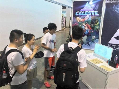 Celeste was at CCG Expo this year in Shanghai thanks to CIRCLE! Thank you for playing our game there