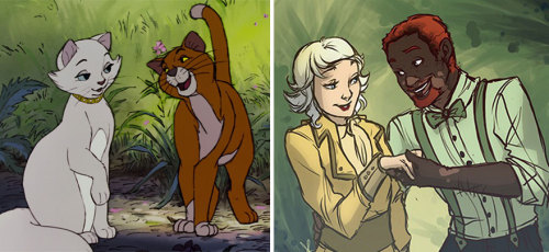 summerashes: laysiaprincess: pr1nceshawn: Famous Disney Characters As Ethnically Correct Humans by P