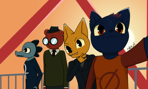 raku-xi: Some Night in the Woods fanart! Some (hopefully) great art for an even greater game! By me!