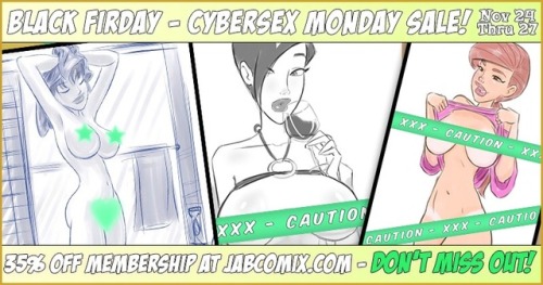 ‪The sale is still happening. Enjoy 35% off quality cartoon porn. www.jabcomix.com‬