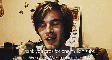 pewdie:   Felix,thank you for making this world a better place! &lt;3  daw :’D