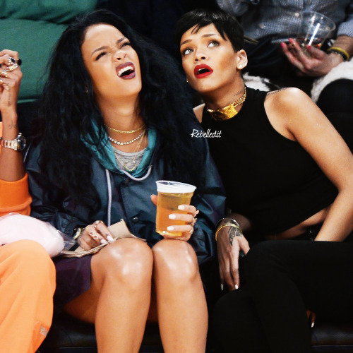 some of my Rihanna court side edits