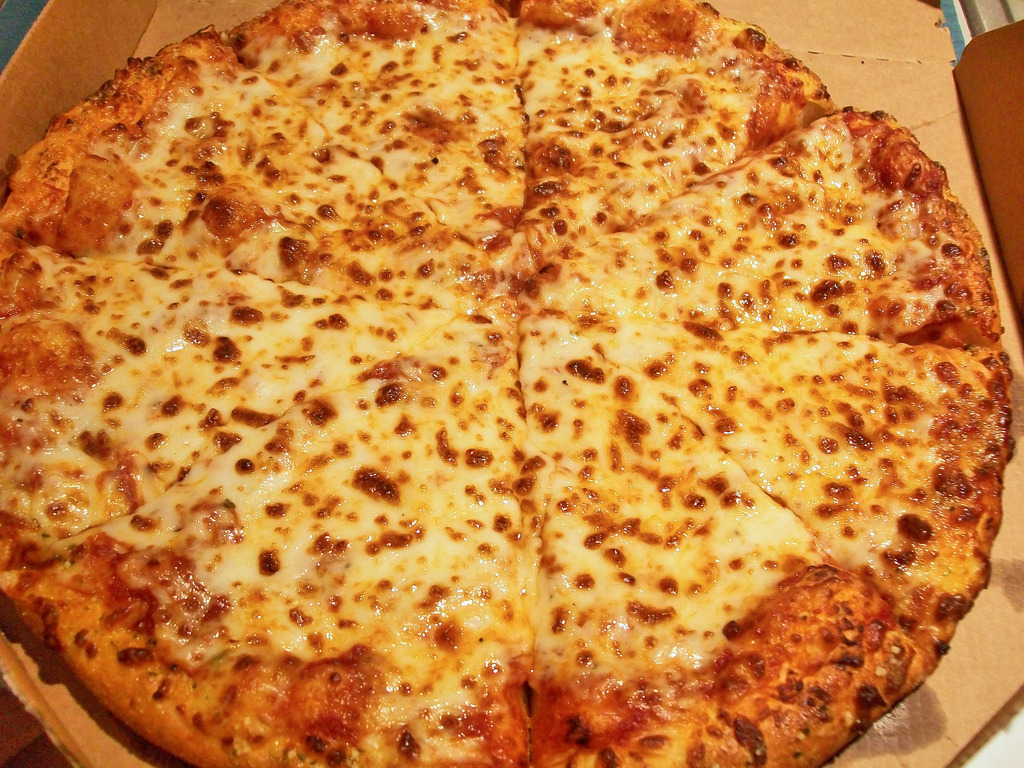 fatty-food:Dominos Extra Cheese (by Breanna Schulze)