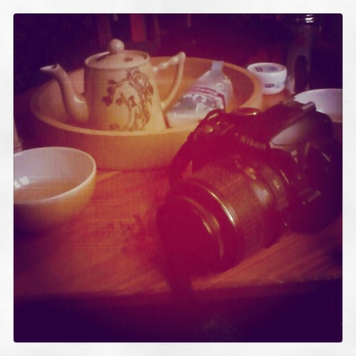 Photo session with shisha