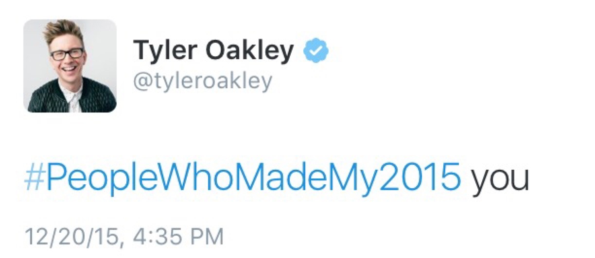 tyleroakley:  troyleryay:  thank you, tyler, for the constant appreciaton, we love