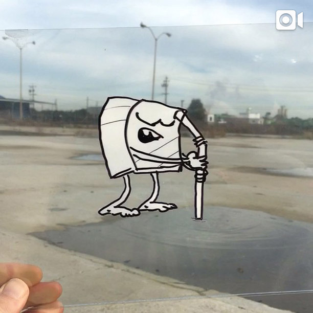 instagram:  Stop-Motion Goofiness with @hombre_mcsteez  To see more of his animated
