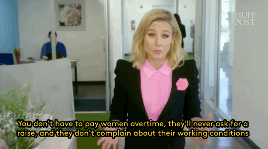 refinery29:  Kristen Bell calls attention to the many ways employers have cheated