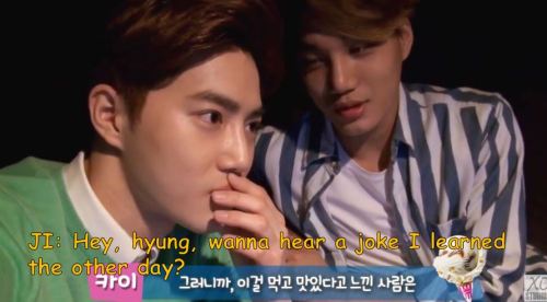 dosaxycaramelvoice:Suho ft. Jongin’s Biology Lesson