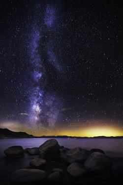 mstrkrftz:  Summer Night - Tahoe's East Shore by Barrett Donovan 