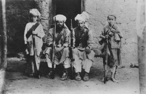 A family of the Kohat Pass in Pakistan/Afghanistan, late 19th century