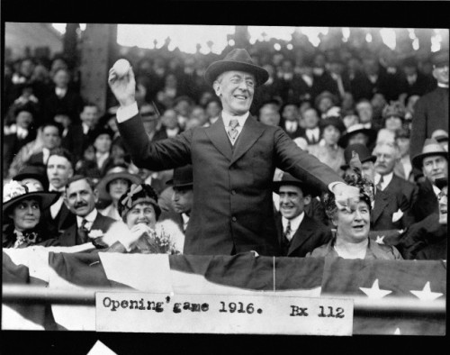 Presidential First Pitches (Part 1) Taft, 1910 Wilson, 1916 Hoover, 1929 Roosevelt, 1933 Eisenhower, 1957 Kennedy, 1963 Nixon, 1969 