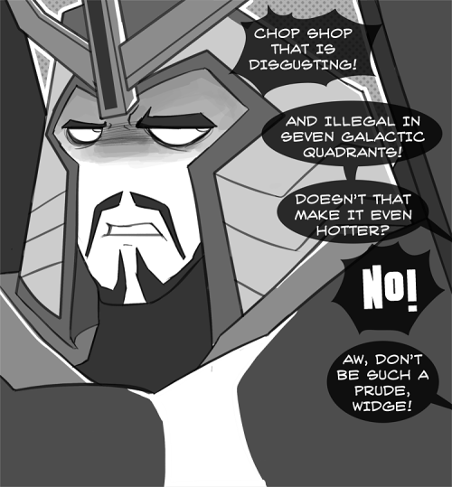 barasbeardsandbutterballs: Drift is the silent judge and jury of his team’s shenanigans.