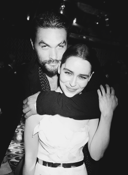 rubyredwisp:  Jason Momoa and Emilia Clarke