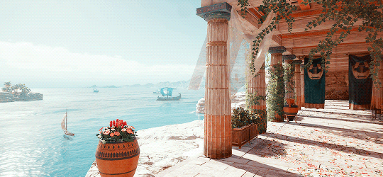 nanokola:ASSASSIN’S CREED ODYSSEY SCENERY ☾ Sanctuary of Apollo, Delos 