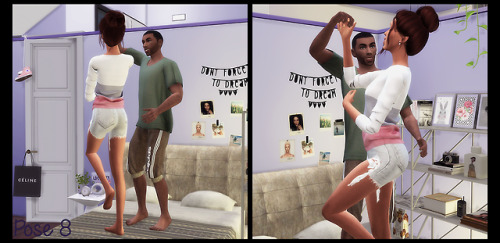 sim-plyreality: I Adore You Pose Pack-9 Couple PosesFor when you’ve had a little too much to d