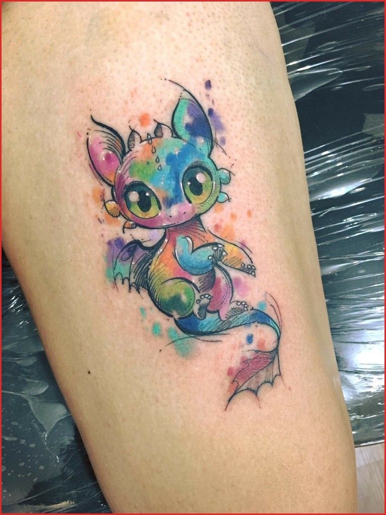 Cute little toothless for  Laurens Tattoo Parlour  Facebook