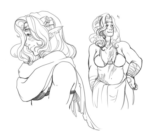 potionrising:Meet Ceirios, one of my guardian ladies. She is v ancient but looks rather young and wa