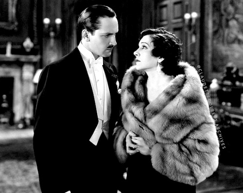 Claudette Colbert and Fredric March in “Honor Among Lovers (1931),” directed by Dorothy Arzner.This 